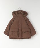 【ローリーズファーム/LOWRYS FARM / KIDS】のエアサーマルフードブルゾン 人気、トレンドファッション・服の通販 founy(ファニー) ファッション Fashion キッズファッション Fashion for Kids ダウン Down, Puffer ドローコード Drawcord, Drawstring Cord フラップ Flap, Flap Pocket ブルゾン Blouson, Bomber Jacket ポケット Pocket, Pocket Detail thumbnail ブラウン|ID: prp329100004685902 ipo3291000000034119437