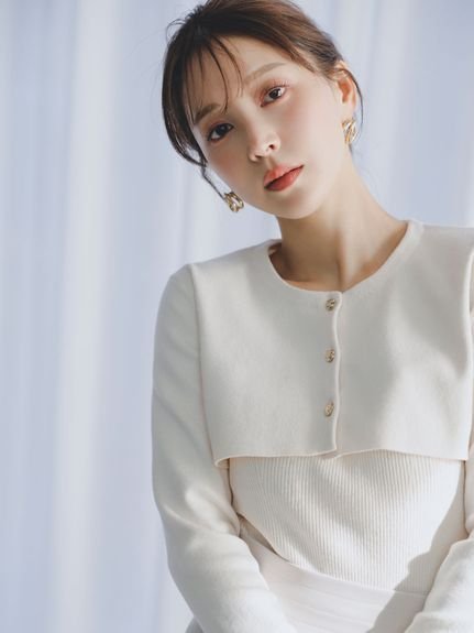 【スナイデル/SNIDEL】のクロップドカーデアンサンブル 人気、トレンドファッション・服の通販 founy(ファニー) 　ファッション　Fashion　レディースファッション　Fashion for Women　トップス・カットソー　Cut & Sew Tops　アンサンブルニット　Knit Ensembles & Twin Sets　アンサンブル　Ensemble Set　カッティング　Cutting Detail　カーディガン　Cardigan, Knitwear　キャミ　Camisole, Cami Top　キャミソール　Camisole, Spaghetti Strap Top　シンプル　Simple, Minimal　トレンド　Trend, Trending Now　バランス　Balance, Style Balance　フィット　Fit, Slim Fit　フロント　Front, Front Design　メタル　Metal, Metal Parts　モダン　Modern, Contemporary　ラグジュアリー　Luxury, Elegant　ラベンダー　Lavender　 other-1|ID: prp329100004685925 ipo3291000000033838833