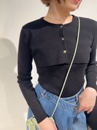 【スナイデル/SNIDEL】のクロップドカーデアンサンブル 人気、トレンドファッション・服の通販 founy(ファニー) ファッション Fashion レディースファッション Fashion for Women トップス・カットソー Cut & Sew Tops アンサンブルニット Knit Ensembles & Twin Sets アンサンブル Ensemble Set カッティング Cutting Detail カーディガン Cardigan, Knitwear キャミ Camisole, Cami Top キャミソール Camisole, Spaghetti Strap Top シンプル Simple, Minimal トレンド Trend, Trending Now バランス Balance, Style Balance フィット Fit, Slim Fit フロント Front, Front Design メタル Metal, Metal Parts モダン Modern, Contemporary ラグジュアリー Luxury, Elegant ラベンダー Lavender thumbnail BLK[009]|ID: prp329100004685925 ipo3291000000033838836
