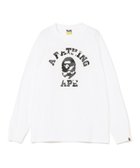 【アベイシングエイプ/A BATHING APE / MEN】のCITY CAMO COLLEGE LS TEE 人気、トレンドファッション・服の通販 founy(ファニー) ファッション Fashion メンズファッション Fashion for Men インナー Innerwear スリーブ Sleeve, Long Sleeve / Short Sleeve フロント Front, Front Design プリント Print, Printed Pattern ロング Long, Long-Length thumbnail WHITE|ID: prp329100004685930 ipo3291000000033838855
