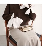 【ナチュラルクチュール/natural couture】の【WEB限定】袖口リボンクルーネックカーデ ブラウン|ID: prp329100004685973 ipo3291000000033839067
