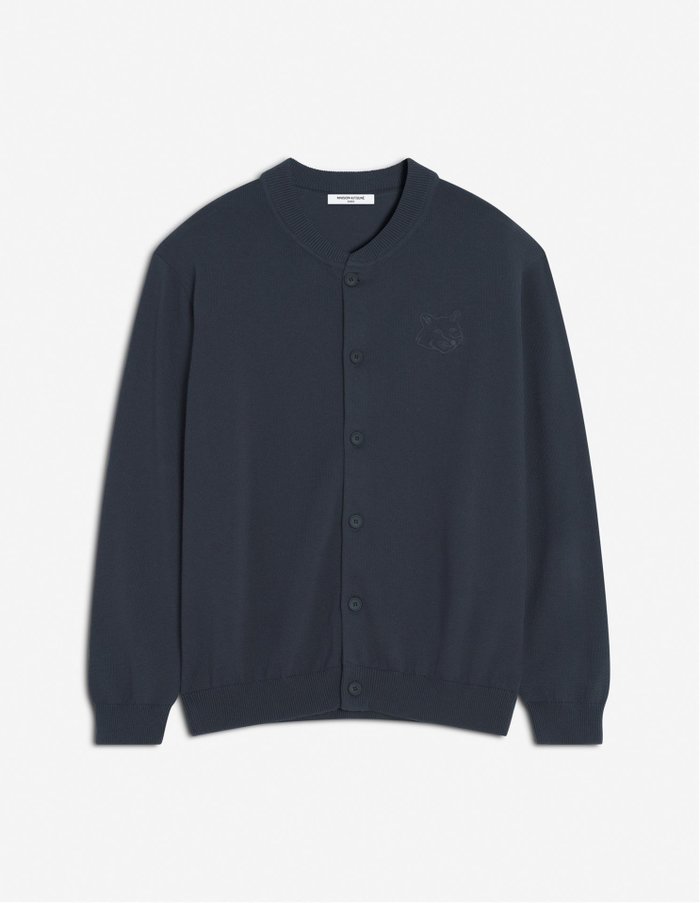 【メゾン キツネ/MAISON KITSUNE / MEN】のMaison Kitsune/BOLD FOX HEAD EMBROIDERED KNITTED BLOUSON インテリア・キッズ・メンズ・レディースファッション・服の通販 founy(ファニー) https://founy.com/ ファッション Fashion メンズファッション Fashion for Men パッチ Patch, Appliqué フィット Fit, Slim Fit レギュラー Regular, Standard Fit 夏 Summer S/S・春夏 SS, Spring/Summer, Warm Season 長袖 Long Sleeve, Full Sleeve |ID: prp329100004686050 ipo3291000000033839399