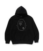 【アベイシングエイプ/A BATHING APE / MEN】のSTUDDED APE HEAD RELAXED FIT PULLOVER BLACK|ID: prp329100004686058 ipo3291000000033839424