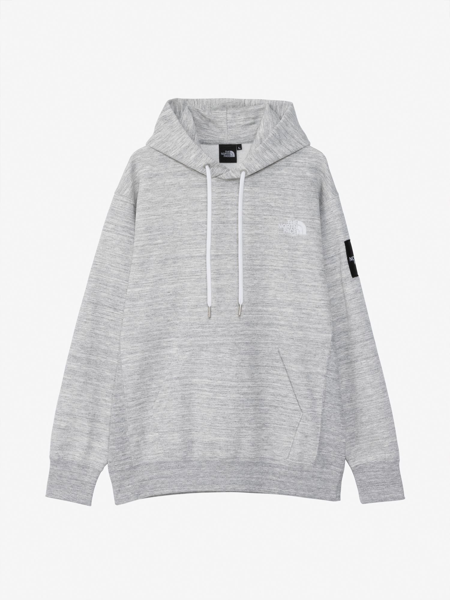 【ザ ノース フェイス/THE NORTH FACE / MEN】のスクエアロゴフーディ(ユニセックス) インテリア・キッズ・メンズ・レディースファッション・服の通販 founy(ファニー) 　ファッション　Fashion　メンズファッション　Fashion for Men　アウトドア　Outdoor Clothing　スクエア　Square, Square Shape　ストレッチ　Stretch, Stretchy Fabric　ミックスグレー|ID: prp329100004686109 ipo3291000000033839645