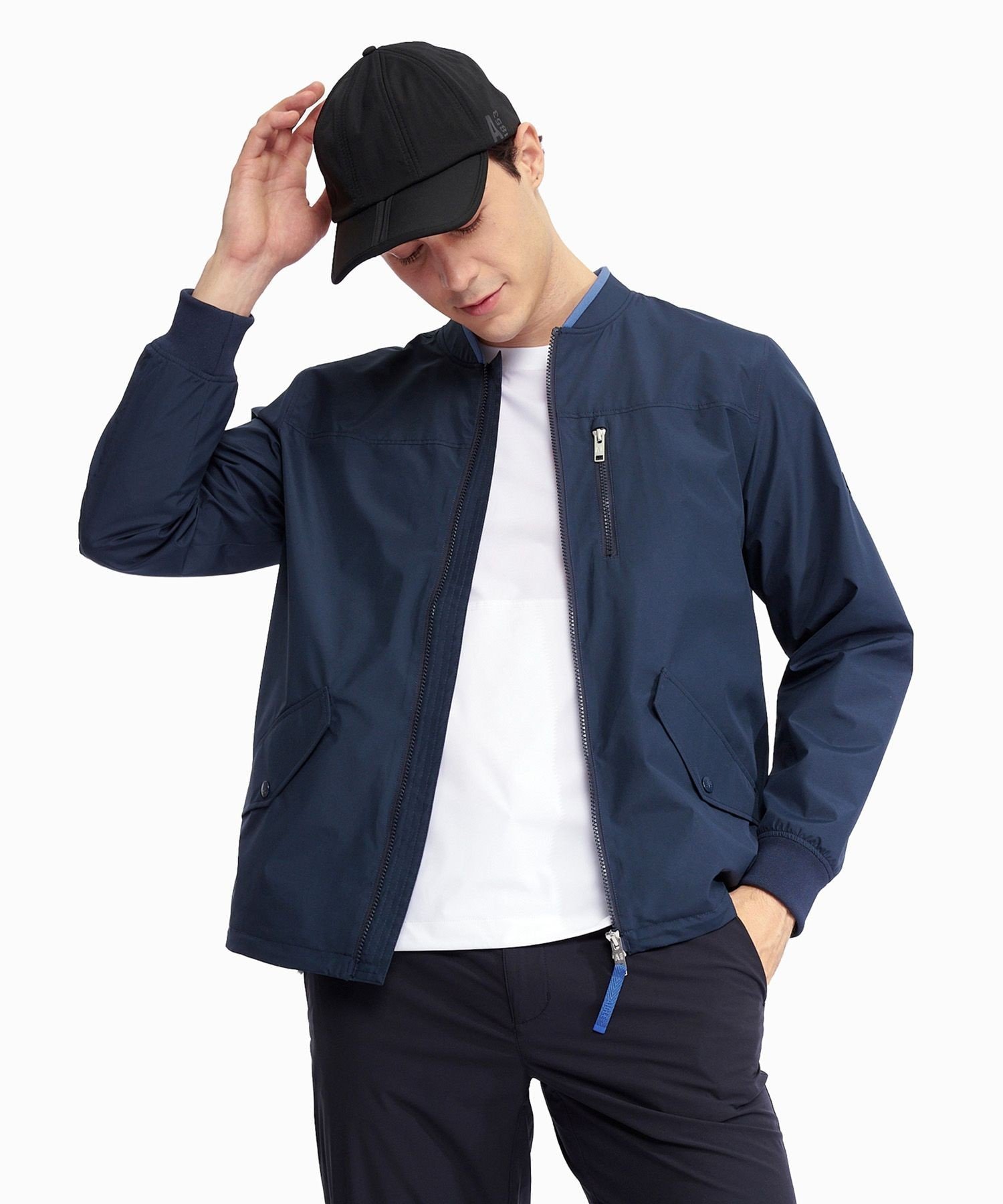 【エーグル/AIGLE / MEN】のGORE-TEX WINDSTOPPER ゴアテックス ウインドストッパー 防風 撥水 透湿 MA-1 ブルゾン 人気、トレンドファッション・服の通販 founy(ファニー) 　ファッション　Fashion　メンズファッション　Fashion for Men　ジップ　Zip, Zipper　スマート　Smart, Elegant　トレンド　Trend, Trending Now　ハンド　Hand, Handmade　フィット　Fit, Slim Fit　フラット　Flat, Flat Shoes　フラップ　Flap, Flap Pocket　ブルゾン　Blouson, Bomber Jacket　ポケット　Pocket, Pocket Detail　夏　Summer　春　Spring　S/S・春夏　SS, Spring/Summer, Warm Season　軽量　Lightweight, Ultra Light　 other-1|ID: prp329100004686111 ipo3291000000033839648