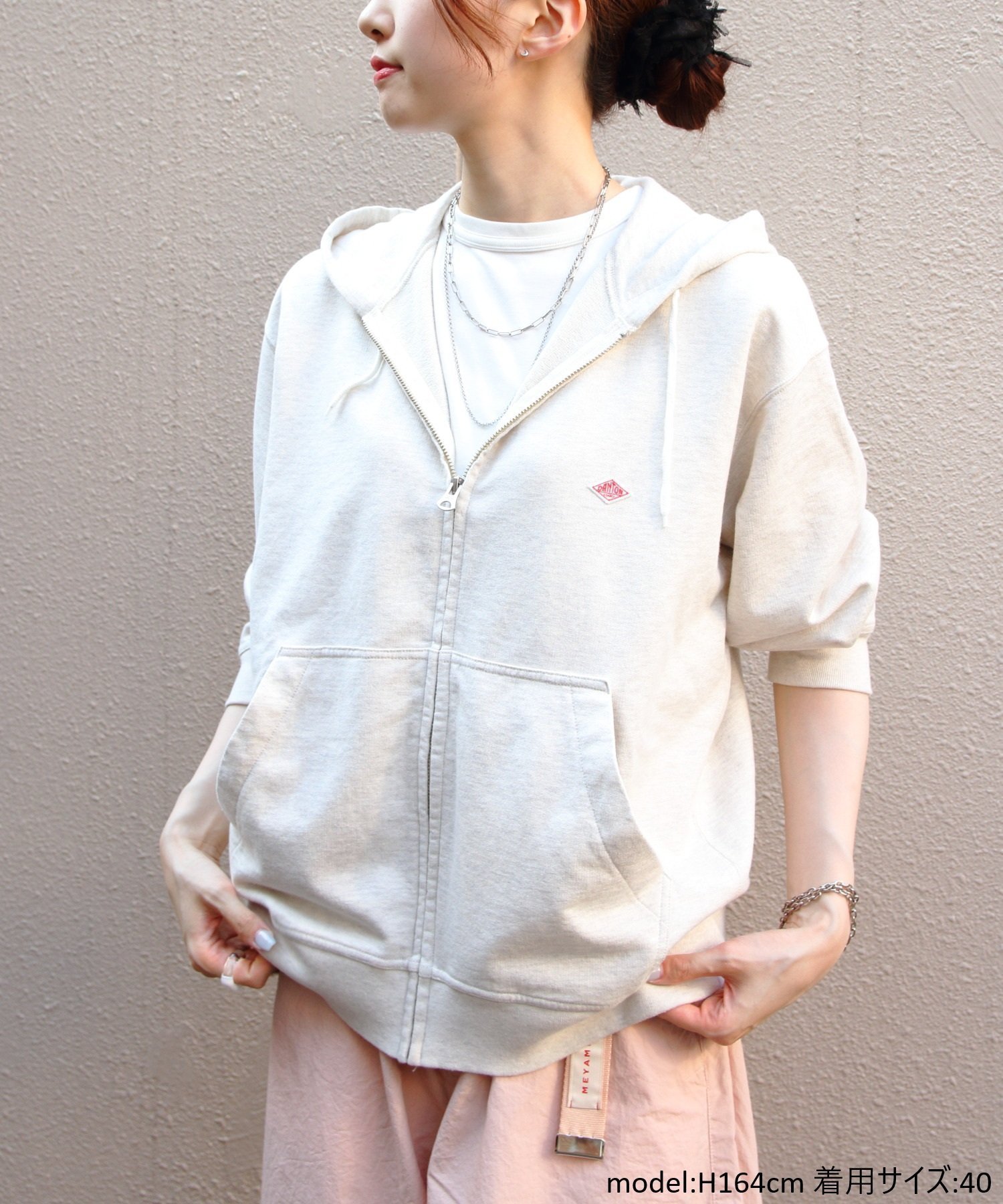 【ステップス/STEPS】のDANTON/DANTON/ ZIP HOODIE DT-C0407 CIN 人気、トレンドファッション・服の通販 founy(ファニー) 　ファッション　Fashion　レディースファッション　Fashion for Women　リラックス　Relax, Relaxed Fit　 other-1|ID: prp329100004686127 ipo3291000000033839732