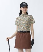 【その他のブランド/Other】の4WAYナイロントリコットマルチロゴプリント半袖モックネックカットソー ベージュ|ID: prp329100004686134 ipo3291000000033839765