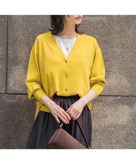 【ロートレ アモン/LAUTRE AMONT】のVネックニットカーディガン≪手洗い可能≫ 人気、トレンドファッション・服の通販 founy(ファニー) ファッション Fashion レディースファッション Fashion for Women トップス・カットソー Cut & Sew Tops ニット Knit Tops & Sweaters カーディガン・羽織り Layered Style Cardigans Vネックトップス V-Neck Tops / V-Cut Neckline Shirts インナー Innerwear カーディガン Cardigan, Knitwear シンプル Simple, Minimal ベーシック Basic, Essential ボトム Bottoms, Lower Wear エレガント 上品 Elegant |ID:prp329100004686137