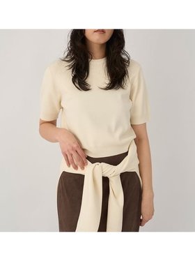 【エミ/emmi】のemmiロゴアンサンブルニットトップス 人気、トレンドファッション・服の通販 founy(ファニー) ファッション Fashion レディースファッション Fashion for Women トップス・カットソー Cut & Sew Tops ニット Knit Tops & Sweaters アンサンブルニット Knit Ensembles & Twin Sets カーディガン Cardigan, Knitwear エレガント 上品 Elegant 半袖 Short Sleeve, Half Sleeve 長袖 Long Sleeve, Full Sleeve |ID:prp329100004686144