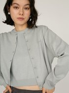 【エミ/emmi】のemmiロゴアンサンブルニットトップス 人気、トレンドファッション・服の通販 founy(ファニー) ファッション Fashion レディースファッション Fashion for Women トップス・カットソー Cut & Sew Tops ニット Knit Tops & Sweaters アンサンブルニット Knit Ensembles & Twin Sets カーディガン Cardigan, Knitwear エレガント 上品 Elegant 半袖 Short Sleeve, Half Sleeve 長袖 Long Sleeve, Full Sleeve thumbnail GRY[006]|ID: prp329100004686144 ipo3291000000033839808