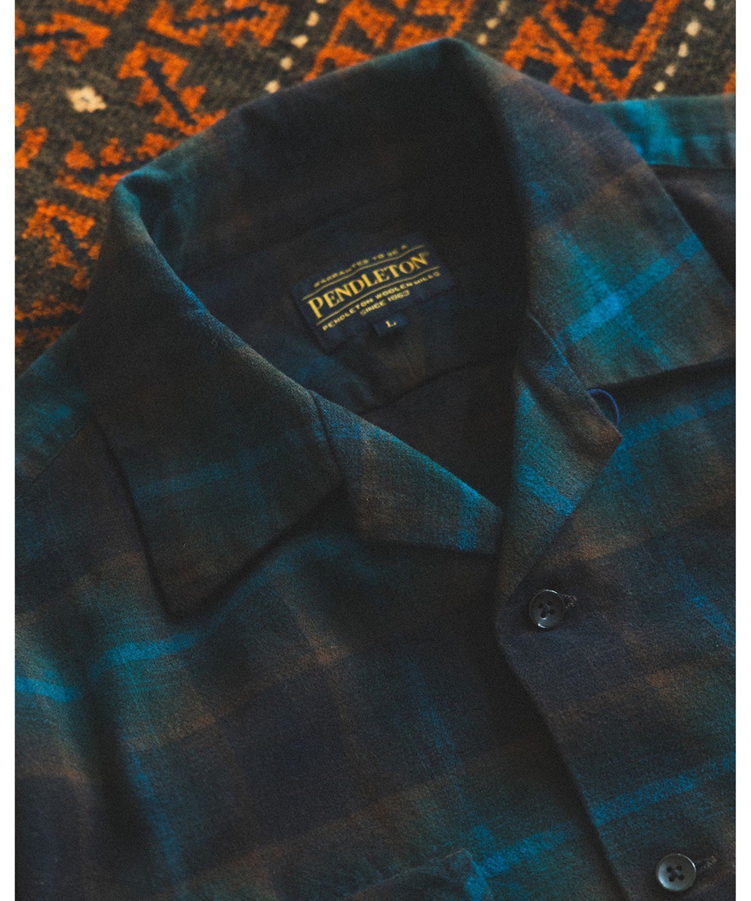 【ビーミングライフストア/B:MING LIFE STORE / MEN】の【別注】PENDLETON / チェック オープンカラー シャツ インテリア・キッズ・メンズ・レディースファッション・服の通販 founy(ファニー) 　ファッション　Fashion　メンズファッション　Fashion for Men　チェック　Check, Plaid, Tartan　フィット　Fit, Slim Fit　別注　Limited Edition, Custom Order　A/W・秋冬　Autumn/Winter　NAVY|ID: prp329100004686152 ipo3291000000033839847