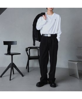 【カルバンクライン/Calvin Klein】の【公式ショップ】 カルバンクライン 2枚セット ユニセックス CK ロゴ ロングスリーブ Tシャツ Calvin Klein Jeans J400464 人気、トレンドファッション・服の通販 founy(ファニー) ファッション Fashion レディースファッション Fashion for Women トップス・カットソー Cut & Sew Tops シャツ・ブラウス・オフィスカジュアル Elegant Blouses & Button-Ups ロングTシャツ・Tシャツ Longline T-Shirts & Tees インナー Innerwear シンプル Simple, Minimal スリーブ Sleeve, Long Sleeve / Short Sleeve フィット Fit, Slim Fit リラックス Relax, Relaxed Fit ロング Long, Long-Length |ID:prp329100004686166