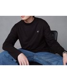 【カルバンクライン/Calvin Klein】の【公式ショップ】 カルバンクライン 2枚セット ユニセックス CK ロゴ ロングスリーブ Tシャツ Calvin Klein Jeans J400464 人気、トレンドファッション・服の通販 founy(ファニー) ファッション Fashion レディースファッション Fashion for Women トップス・カットソー Cut & Sew Tops シャツ・ブラウス・オフィスカジュアル Elegant Blouses & Button-Ups ロングTシャツ・Tシャツ Longline T-Shirts & Tees インナー Innerwear シンプル Simple, Minimal スリーブ Sleeve, Long Sleeve / Short Sleeve フィット Fit, Slim Fit リラックス Relax, Relaxed Fit ロング Long, Long-Length thumbnail Ck Black|ID: prp329100004686166 ipo3291000000033839905
