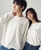 【カルバンクライン/Calvin Klein】の【公式ショップ】 カルバンクライン 2枚セット ユニセックス CK ロゴ ロングスリーブ Tシャツ Calvin Klein Jeans J400464 人気、トレンドファッション・服の通販 founy(ファニー) ファッション Fashion レディースファッション Fashion for Women トップス・カットソー Cut & Sew Tops シャツ・ブラウス・オフィスカジュアル Elegant Blouses & Button-Ups ロングTシャツ・Tシャツ Longline T-Shirts & Tees インナー Innerwear シンプル Simple, Minimal スリーブ Sleeve, Long Sleeve / Short Sleeve フィット Fit, Slim Fit リラックス Relax, Relaxed Fit ロング Long, Long-Length thumbnail Bright White|ID: prp329100004686166 ipo3291000000034506055