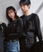 【カルバンクライン/Calvin Klein】の【公式ショップ】 カルバンクライン 2枚セット ユニセックス CK ロゴ ロングスリーブ Tシャツ Calvin Klein Jeans J400464 人気、トレンドファッション・服の通販 founy(ファニー) ファッション Fashion レディースファッション Fashion for Women トップス・カットソー Cut & Sew Tops シャツ・ブラウス・オフィスカジュアル Elegant Blouses & Button-Ups ロングTシャツ・Tシャツ Longline T-Shirts & Tees インナー Innerwear シンプル Simple, Minimal スリーブ Sleeve, Long Sleeve / Short Sleeve フィット Fit, Slim Fit リラックス Relax, Relaxed Fit ロング Long, Long-Length thumbnail Ck Black|ID: prp329100004686166 ipo3291000000034506057