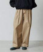 【アダムエロペ /ADAM ET ROPE' / MEN】の【WEB限定】2タック ワイドルーズ ドカンパンツ / バリエーション バギーパンツ / チノ / ユニセックス ベージュ(27)|ID: prp329100004686168 ipo3291000000033839910