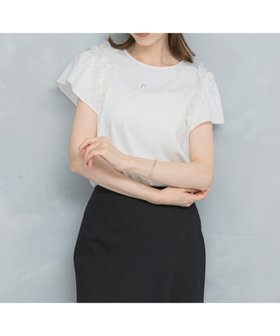 【アーバンリサーチ ロッソ/URBAN RESEARCH ROSSO】のシアードッキングデザインTシャツ 人気、トレンドファッション・服の通販 founy(ファニー) ファッション Fashion レディースファッション Fashion for Women トップス・カットソー Cut & Sew Tops シャツ・ブラウス・オフィスカジュアル Elegant Blouses & Button-Ups ロングTシャツ・Tシャツ Longline T-Shirts & Tees 2025年 2025 2025春夏・S/S Spring/Summer 2025 SS25 スラックス Slacks, Dress Pants スリーブ Sleeve, Long Sleeve / Short Sleeve デニム Denim, Jeans Material フレア Flare, Flared 夏 Summer S/S・春夏 SS, Spring/Summer, Warm Season |ID:prp329100004686169