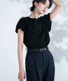 【アーバンリサーチ ロッソ/URBAN RESEARCH ROSSO】のシアードッキングデザインTシャツ 人気、トレンドファッション・服の通販 founy(ファニー) ファッション Fashion レディースファッション Fashion for Women トップス・カットソー Cut & Sew Tops シャツ・ブラウス・オフィスカジュアル Elegant Blouses & Button-Ups ロングTシャツ・Tシャツ Longline T-Shirts & Tees 2025年 2025 2025春夏・S/S Spring/Summer 2025 SS25 スラックス Slacks, Dress Pants スリーブ Sleeve, Long Sleeve / Short Sleeve デニム Denim, Jeans Material フレア Flare, Flared 夏 Summer S/S・春夏 SS, Spring/Summer, Warm Season thumbnail BLACK|ID: prp329100004686169 ipo3291000000033996971