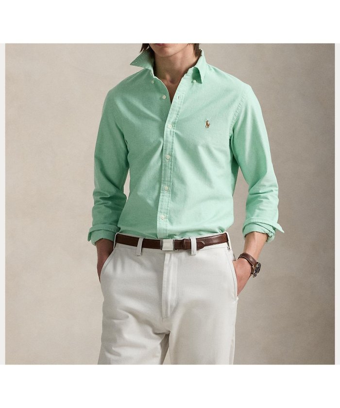 【ラルフローレン/RALPH LAUREN / MEN】のクラシック フィット オックスフォード シャツ インテリア・キッズ・メンズ・レディースファッション・服の通販 founy(ファニー) https://founy.com/ ファッション Fashion メンズファッション Fashion for Men カフス Cuff Design クラシック Classic, Timeless Style フィット Fit, Slim Fit プリーツ Pleats, Pleated ボックス Boxy, Box Shape 長袖 Long Sleeve, Full Sleeve |ID: prp329100004686170 ipo3291000000033839914