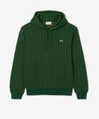 【ラコステ/LACOSTE / MEN】のオールオーバーモノグラムスウェットフーディー グリーン|ID: prp329100004686177 ipo3291000000033839947