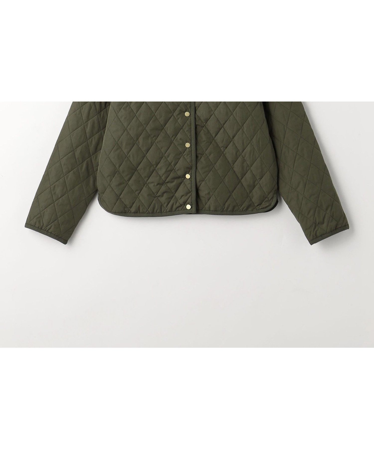 【ユナイテッドアローズ/UNITED ARROWS】のキルティング ノーカラージャケット A DAY IN THE LIFE インテリア・キッズ・メンズ・レディースファッション・服の通販 founy(ファニー) 　ファッション　Fashion　レディースファッション　Fashion for Women　アウター　Coat / Outerwear Collection　レディースジャケット・軽アウター　Jackets　ノーカラージャケット / シンプル上品コーデ　Collarless Jackets　インナー　Innerwear　キルティング　Quilted, Quilting　キルト　Quilt, Quilted Fabric　ショート　Short, Short Length　シンプル　Simple, Minimal　ジャケット　Jacket, Outerwear　メタル　Metal, Metal Parts　エレガント 上品　Elegant　春　Spring　秋　Autumn　ビジネス 仕事 通勤　Business / Work / Commuting　OLIVE|ID: prp329100004686867 ipo3291000000033911977