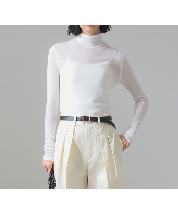 【デミルクス ビームス/Demi-Luxe BEAMS】の【7/25再値下げ】フライス タートルネックプルオーバー インテリア・キッズ・メンズ・レディースファッション・服の通販 founy(ファニー) https://founy.com/ ファッション Fashion レディースファッション Fashion for Women トップス・カットソー Cut & Sew Tops カジュアルプルオーバー・ニットトップス Pullovers & Knit Tops / Casual Pullovers タートルネック・ハイネックトップス Turtlenecks & High-Neck Tops インナー Innerwear カットソー Cut and Sewn Top コンパクト Compact, Small Size シンプル Simple, Minimal ジャケット Jacket, Outerwear タートルネック Turtleneck, High Neck トレンド Trend, Trending Now ドレープ Drape, Draping Fabric フィット Fit, Slim Fit |ID: prp329100004686881 ipo3291000000033844062