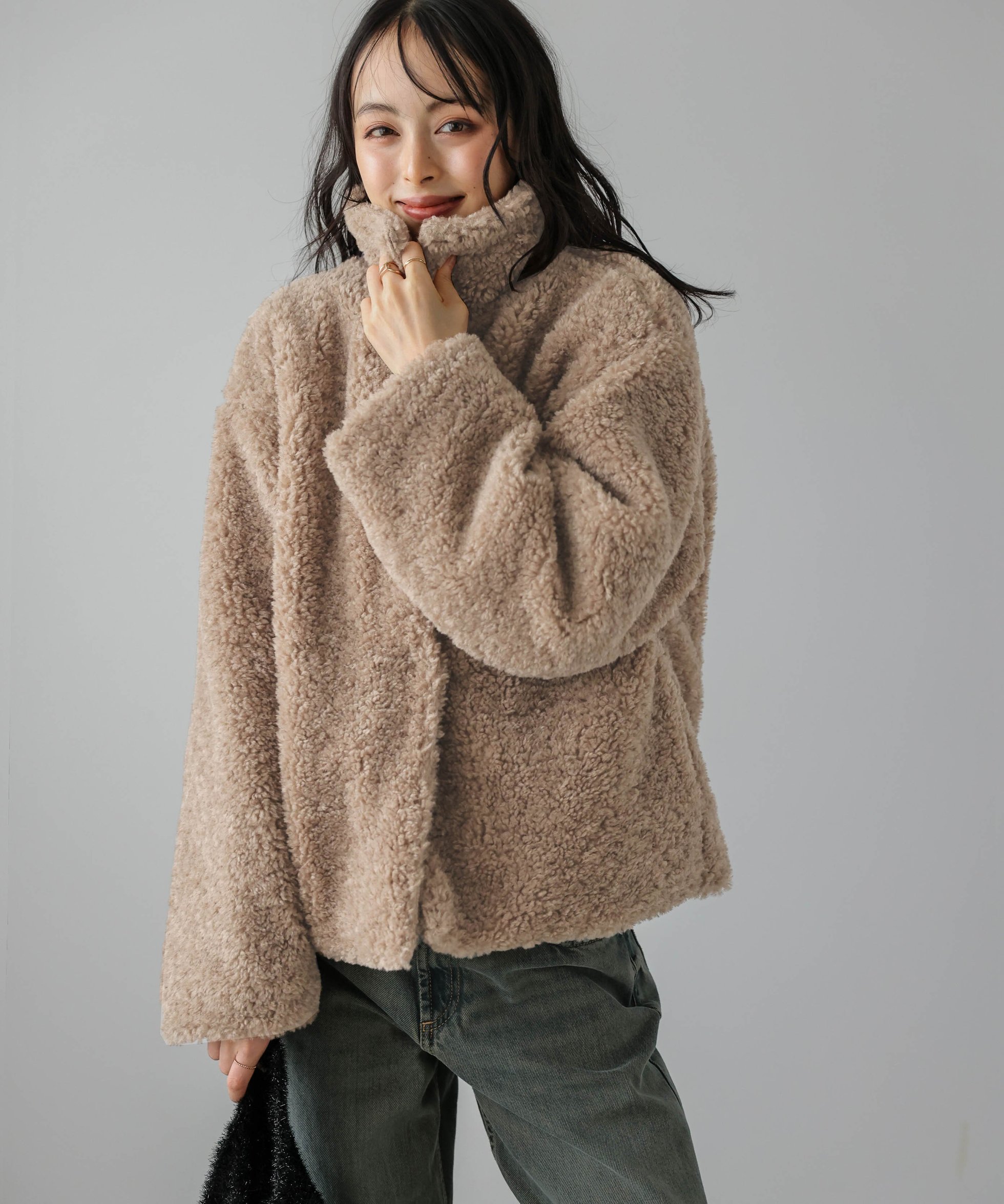 【ラジュール/Lajour】のボアジャケット インテリア・キッズ・メンズ・レディースファッション・服の通販 founy(ファニー) 　ファッション　Fashion　レディースファッション　Fashion for Women　アウター　Coat / Outerwear Collection　レディースジャケット・軽アウター　Jackets　コンパクト　Compact, Small Size　ショート　Short, Short Length　ジャケット　Jacket, Outerwear　トレンド　Trend, Trending Now　フェミニン　Feminine, Girly　防寒　Cold Protection, Winter-Ready　ブラウン|ID: prp329100004686940 ipo3291000000034011306
