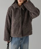 【ラジュール/Lajour】のボアジャケット 人気、トレンドファッション・服の通販 founy(ファニー) ファッション Fashion レディースファッション Fashion for Women アウター Coat / Outerwear Collection レディースジャケット・軽アウター Jackets コンパクト Compact, Small Size ショート Short, Short Length ジャケット Jacket, Outerwear トレンド Trend, Trending Now フェミニン Feminine, Girly 防寒 Cold Protection, Winter-Ready thumbnail グレー|ID: prp329100004686940 ipo3291000000034011310