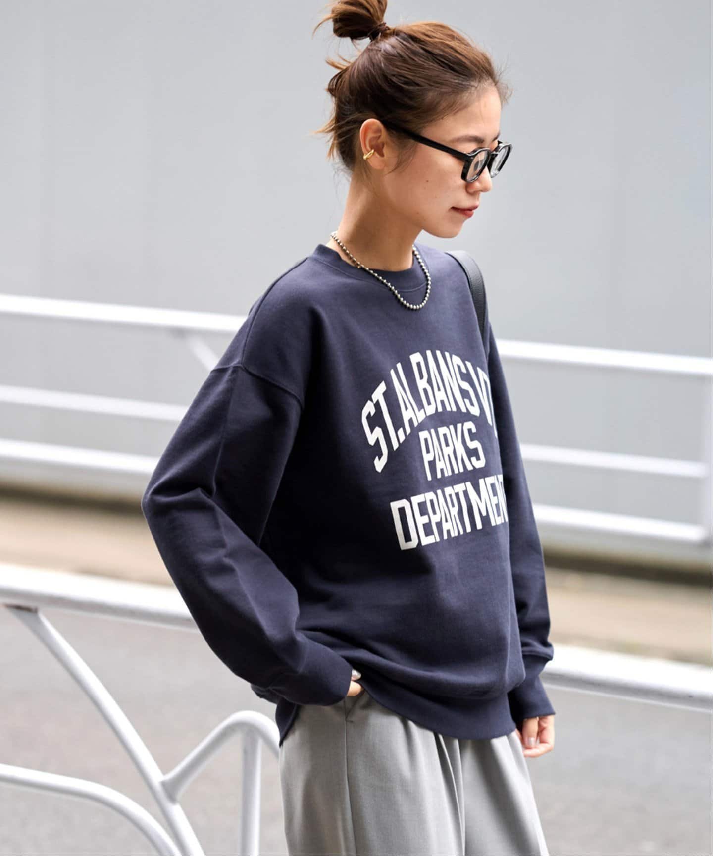【ジャーナルスタンダード レリューム/JOURNAL STANDARD relume】の《WEB限定追加 》ST.ALBANSロゴスウェット 人気、トレンドファッション・服の通販 founy(ファニー) 　ファッション　Fashion　レディースファッション　Fashion for Women　トップス・カットソー　Cut & Sew Tops　レディースパーカー・カジュアルフーディー　Casual Hoodies & Sweatshirts　スウェット・クルーネックトップス　Sweatshirts & Crewnecks / Relaxed Fit Sweat Tops　2025年　2025　2025-2026秋冬・A/W　Autumn/Winter 2025–26 AW25–26　 other-1|ID: prp329100004686950 ipo3291000000033844476