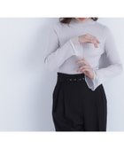 【ナチュラル ビューティー ベーシック/NATURAL BEAUTY BASIC】のさりげな シアースリーブニット 人気、トレンドファッション・服の通販 founy(ファニー) ファッション Fashion レディースファッション Fashion for Women トップス・カットソー Cut & Sew Tops ニット Knit Tops & Sweaters インナー Innerwear キャミワンピース Cami Dress, Slip Dress コンパクト Compact, Small Size シアー Sheer, See-Through ストレッチ Stretch, Stretchy Fabric フレア Flare, Flared ベーシック Basic, Essential リブニット Rib Knit, Ribbed Knit 秋 Autumn thumbnail グレー|ID: prp329100004686956 ipo3291000000033844527
