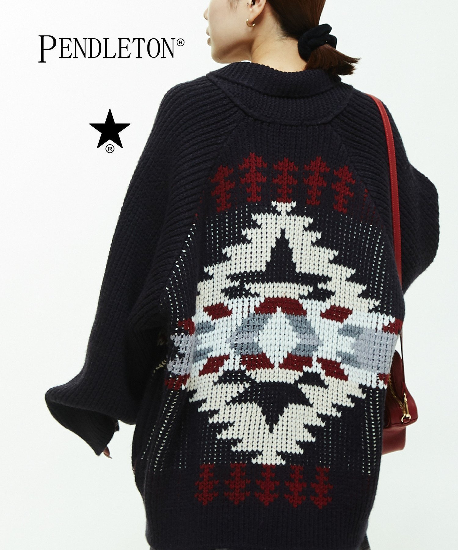 【コンバーストウキョウ/CONVERSE TOKYO】の【PENDLETON】LOWGAGE COWICHAN SWEATER インテリア・キッズ・メンズ・レディースファッション・服の通販 founy(ファニー) 　ファッション　Fashion　レディースファッション　Fashion for Women　トップス・カットソー　Cut & Sew Tops　レディースパーカー・カジュアルフーディー　Casual Hoodies & Sweatshirts　スウェット・クルーネックトップス　Sweatshirts & Crewnecks / Relaxed Fit Sweat Tops　アクリル　Acrylic Material　ヴィンテージ　Vintage Style　グラフィック　Graphic, Graphic Design　ミックス　Mix, Mixed Style　冬　Winter / This Winter　ブラック|ID: prp329100004687001 ipo3291000000033844836