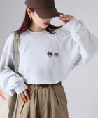 【リベリー/Riberry】のネコ刺繍ラグラン裏毛スウェット オートミール|ID: prp329100004687020 ipo3291000000033958268