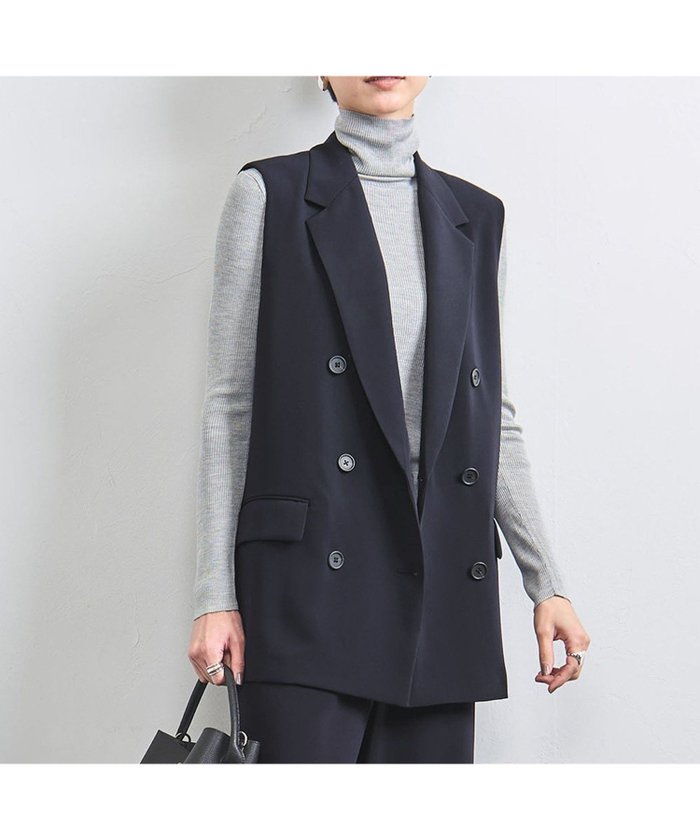 【ユナイテッドアローズ/UNITED ARROWS】のテーラード ダブルブレスト ベスト インテリア・キッズ・メンズ・レディースファッション・服の通販 founy(ファニー) https://founy.com/ ファッション Fashion レディースファッション Fashion for Women アウター Coat / Outerwear Collection トップス・カットソー Cut & Sew Tops ベスト&ジレ / 重ね着スタイル Vests & Gilets ジャケット Jacket, Outerwear セットアップ Set-Up, Coordinated Outfit ダブル Double, Double-Breasted テーラード Tailored, Tailored Fit フォルム Silhouette, Form ベスト Vest, Waistcoat ボックス Boxy, Box Shape レーシー Lacy, Lace-Like |ID: prp329100004687047 ipo3291000000033891175