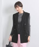【ユナイテッドアローズ/UNITED ARROWS】のテーラード ダブルブレスト ベスト BLACK|ID: prp329100004687047 ipo3291000000033891177