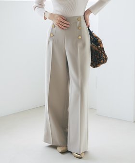 【ラブティックボンボン/La boutique BonBon】の【お気に入り選挙2位!miki監修・4サイズ展開あり】ダブルクロスマリンパンツ 人気、トレンドファッション・服の通販 founy(ファニー) ファッション Fashion レディースファッション Fashion for Women パンツ Pants & Trousers ストレッチ Stretch, Stretchy Fabric センター Center, Center Line ダブル Double, Double-Breasted ポケット Pocket, Pocket Detail おすすめ Recommended / Our Picks エレガント 上品 Elegant |ID:prp329100004687050