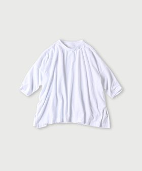 【フォーティファイブ アール/45R】の天竺のビッグスリットTシャツ 人気、トレンドファッション・服の通販 founy(ファニー) ファッション Fashion レディースファッション Fashion for Women トップス・カットソー Cut & Sew Tops シャツ・ブラウス・オフィスカジュアル Elegant Blouses & Button-Ups ロングTシャツ・Tシャツ Longline T-Shirts & Tees なめらか Smooth, Silky Texture スリット Slit, Slit Detail ビッグ Big, Oversized エレガント 上品 Elegant |ID:prp329100004687126