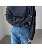 【アンドミー/andme】のボリューム袖 オフショルダー スウェット トップス ネイビー|ID: prp329100004687160 ipo3291000000033846039