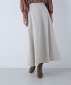【ナチュラル ビューティー ベーシック/NATURAL BEAUTY BASIC】のウーリッシュカルゼシリーズ フレアスカート ベージュ|ID: prp329100004687179 ipo3291000000034658709