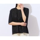 【ミゼール/MISSEL】の【洗える・日本製】ミニフラワー刺繍カットソー ブラック|ID: prp329100004687205 ipo3291000000033846376