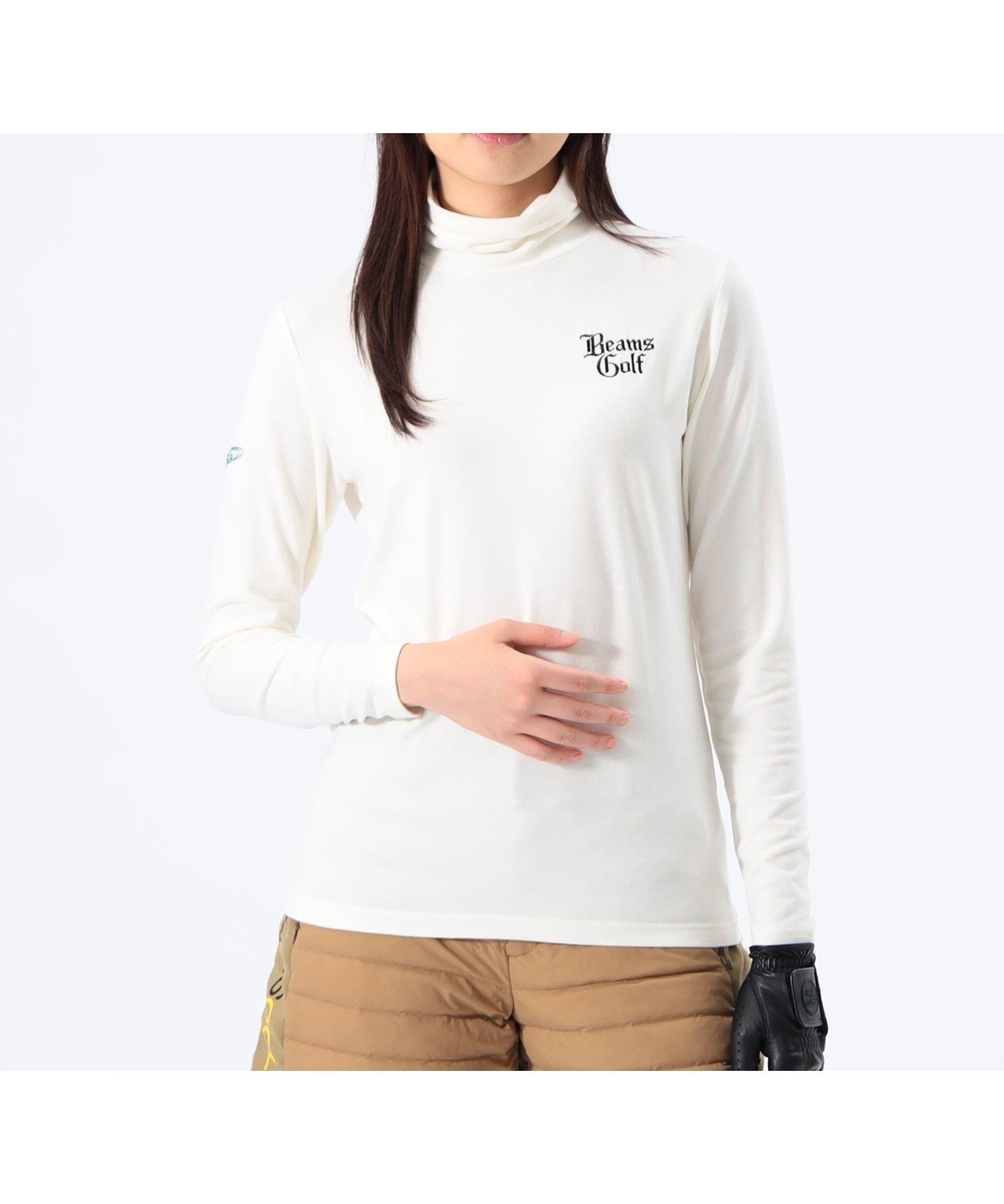 【ビームス ウイメン/BEAMS】のORANGE LABEL / ソリッド タートルネック プルオーバー インテリア・キッズ・メンズ・レディースファッション・服の通販 founy(ファニー) 　ファッション　Fashion　レディースファッション　Fashion for Women　トップス・カットソー　Cut & Sew Tops　カジュアルプルオーバー・ニットトップス　Pullovers & Knit Tops / Casual Pullovers　タートルネック・ハイネックトップス　Turtlenecks & High-Neck Tops　おすすめ　Recommended / Our Picks　アウトドア　Outdoor Clothing　ゴルフ　Golf　シンプル　Simple, Minimal　タートルネック　Turtleneck, High Neck　ラウンド　Round, Round Neck　ワンポイント　One Point, Statement Accent　WHITE|ID: prp329100004687210 ipo3291000000033846402