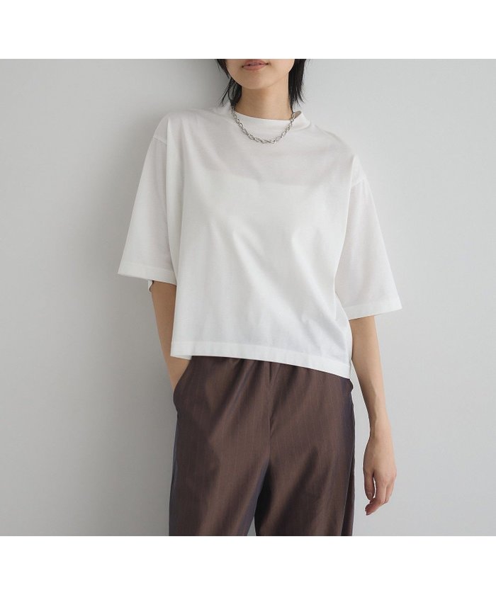 【ガレージ オブ グッド クロージング/GARAGE OF GOOD CLOTHING】の【日本製】モックネック6分袖プルオーバー インテリア・キッズ・メンズ・レディースファッション・服の通販 founy(ファニー) https://founy.com/ ファッション Fashion レディースファッション Fashion for Women トップス・カットソー Cut & Sew Tops カジュアルプルオーバー・ニットトップス Pullovers & Knit Tops / Casual Pullovers ボトム Bottoms, Lower Wear ポケット Pocket, Pocket Detail モックネック Mock Neck, Short Turtleneck ワイド Wide, Wide Fit エレガント 上品 Elegant 日本製 Made In Japan |ID: prp329100004687214 ipo3291000000033846416