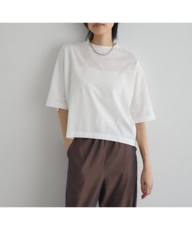 【ガレージ オブ グッド クロージング/GARAGE OF GOOD CLOTHING】の【日本製】モックネック6分袖プルオーバー 人気、トレンドファッション・服の通販 founy(ファニー) ファッション Fashion レディースファッション Fashion for Women トップス・カットソー Cut & Sew Tops カジュアルプルオーバー・ニットトップス Pullovers & Knit Tops / Casual Pullovers ボトム Bottoms, Lower Wear ポケット Pocket, Pocket Detail モックネック Mock Neck, Short Turtleneck ワイド Wide, Wide Fit エレガント 上品 Elegant 日本製 Made In Japan |ID:prp329100004687214