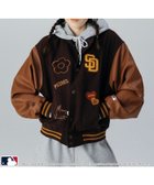 【フリークスストア/FREAK'S STORE】のMLB×MARY QUANT PATCH STUDIUM JACKET/パッチスタジアムジャケット /マリークワント 25AW 人気、トレンドファッション・服の通販 founy(ファニー) ファッション Fashion レディースファッション Fashion for Women アウター Coat / Outerwear Collection レディースジャケット・軽アウター Jackets クラシカル Classical, Vintage-Inspired コラボ Collaboration, Collab コレクション Collection, Seasonal Line スペシャル Special, Limited Edition スリーブ Sleeve, Long Sleeve / Short Sleeve トレンド Trend, Trending Now ミニスカート Mini Skirt, Short Skirt モチーフ Motif, Design Theme リアル Real, Realistic ロンドン London Style, British Inspired A/W・秋冬 Autumn/Winter 冬 Winter / This Winter 2025年 2025 2025-2026秋冬・A/W Autumn/Winter 2025–26 AW25–26 thumbnail ブラウン|ID: prp329100004687216 ipo3291000000034789634
