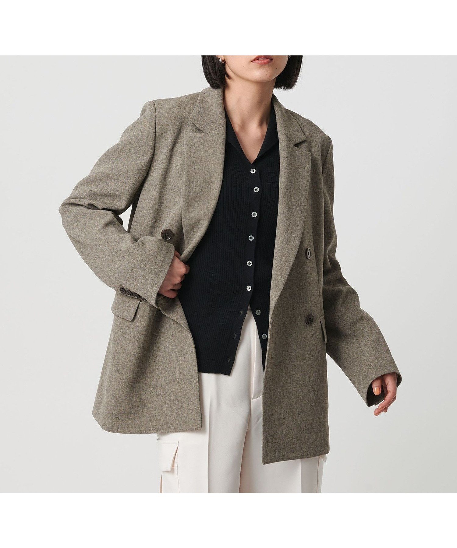 【ビューティ&ユース ユナイテッドアローズ/BEAUTY&YOUTH / UNITED ARROWS】のポリエステルブレンド ダブルジャケット インテリア・キッズ・メンズ・レディースファッション・服の通販 founy(ファニー) ファッション Fashion レディースファッション Fashion for Women アウター Coat / Outerwear Collection レディースジャケット・軽アウター Jackets インナー Innerwear ウォーム Warm Fabric 春 Spring ジャケット Jacket, Outerwear スニーカー Sneakers, Trainers セットアップ Set-Up, Coordinated Outfit ダブル Double, Double-Breasted デニム Denim, Jeans Material 人気 Popular, Best Seller バランス Balance, Style Balance マキシ Maxi, Full Length ワイド Wide, Wide Fit A/W・秋冬 Autumn/Winter S/S・春夏 SS, Spring/Summer, Warm Season おすすめ Recommended / Our Picks 夏 Summer エレガント 上品 Elegant ビジネス 仕事 通勤 Business / Work / Commuting LT.GRAY|ID: prp329100004687228 ipo3291000000034456309