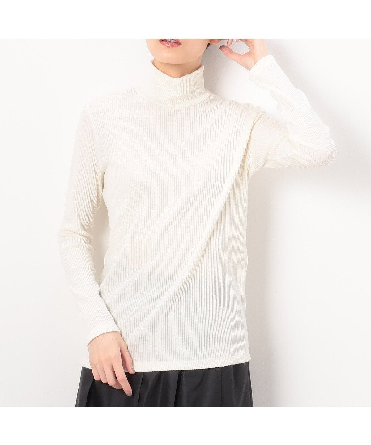 【コムサ/COMME CA】のラグウォームリブニット ハイネックプルオーバー インテリア・キッズ・メンズ・レディースファッション・服の通販 founy(ファニー) 　ファッション　Fashion　レディースファッション　Fashion for Women　トップス・カットソー　Cut & Sew Tops　ニット　Knit Tops & Sweaters　カジュアルプルオーバー・ニットトップス　Pullovers & Knit Tops / Casual Pullovers　インナー　Innerwear　コンパクト　Compact, Small Size　ジャケット　Jacket, Outerwear　ストレッチ　Stretch, Stretchy Fabric　タートルネック　Turtleneck, High Neck　ハイネック　High Neck, Mock Neck　ベーシック　Basic, Essential　A/W・秋冬　Autumn/Winter　02:オフホワイト|ID: prp329100004687239 ipo3291000000033846596