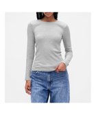 【ギャップ/GAP】のモダン シュランケンTシャツ 人気、トレンドファッション・服の通販 founy(ファニー) ファッション Fashion レディースファッション Fashion for Women トップス・カットソー Cut & Sew Tops シャツ・ブラウス・オフィスカジュアル Elegant Blouses & Button-Ups ロングTシャツ・Tシャツ Longline T-Shirts & Tees ショート Short, Short Length ストレッチ Stretch, Stretchy Fabric フィット Fit, Slim Fit モダン Modern, Contemporary 長袖 Long Sleeve, Full Sleeve thumbnail BC15 LT GREY HEATHER|ID: prp329100004687251 ipo3291000000034184456