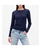 【ギャップ/GAP】のモダン シュランケンTシャツ 人気、トレンドファッション・服の通販 founy(ファニー) ファッション Fashion レディースファッション Fashion for Women トップス・カットソー Cut & Sew Tops シャツ・ブラウス・オフィスカジュアル Elegant Blouses & Button-Ups ロングTシャツ・Tシャツ Longline T-Shirts & Tees ショート Short, Short Length ストレッチ Stretch, Stretchy Fabric フィット Fit, Slim Fit モダン Modern, Contemporary 長袖 Long Sleeve, Full Sleeve thumbnail NAVY_UNIFORM|ID: prp329100004687251 ipo3291000000034184462