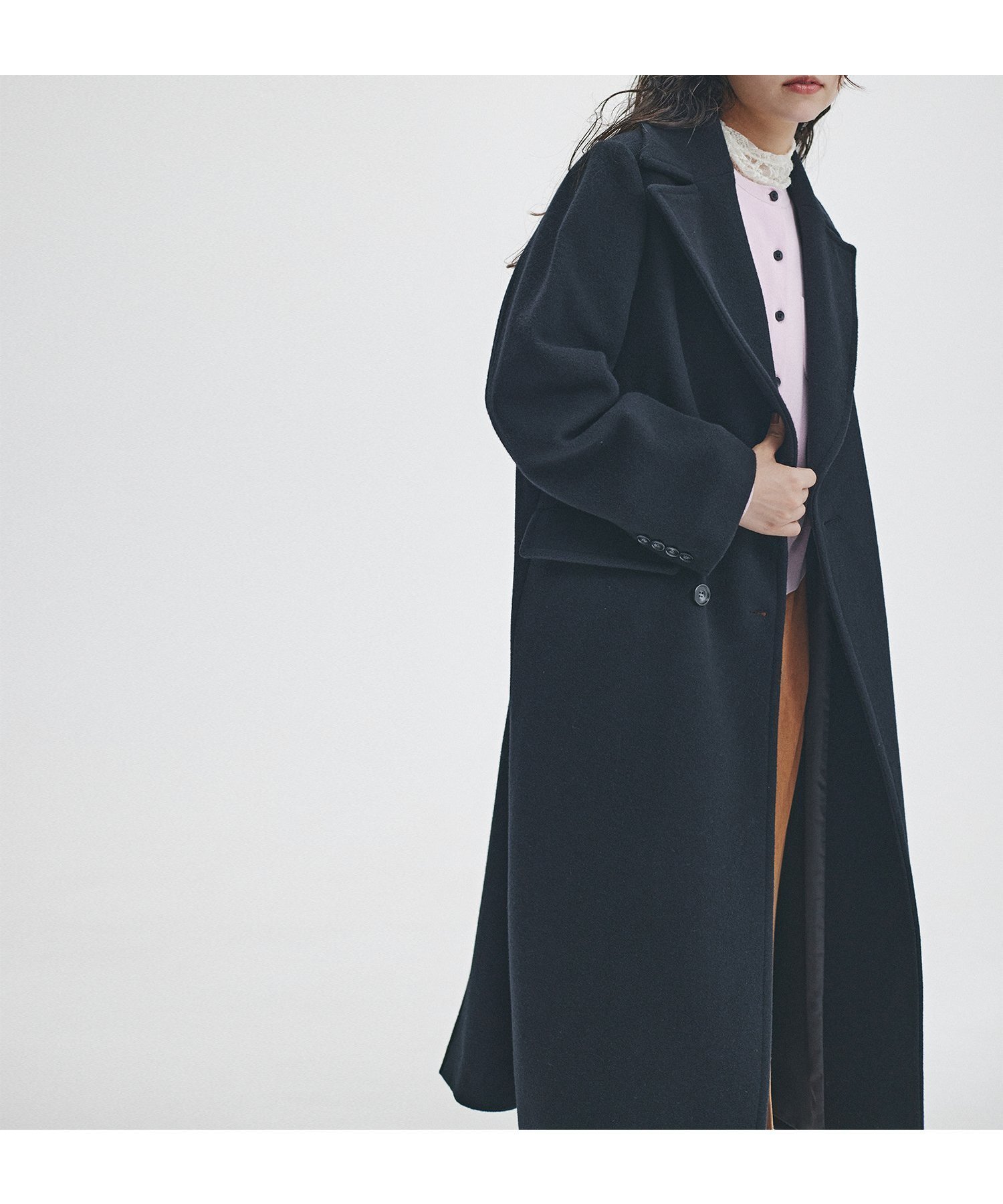 【エヌ ナチュラルビューティーベーシック/N.Natural Beauty basic】のチェスターロングコート インテリア・キッズ・メンズ・レディースファッション・服の通販 founy(ファニー) ファッション Fashion レディースファッション Fashion for Women アウター Coat / Outerwear Collection コート・ロングコート・ピーコート Long Coats, Peacoats & More ベーシック Basic, Essential ロング Long, Long-Length ブラック|ID: prp329100004687255 ipo3291000000034445320