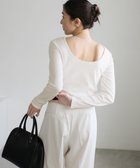 【セレクトモカ/SELECT MOCA】のカップ付き長袖テレコ オフホワイト-110|ID: prp329100004687279 ipo3291000000033846996