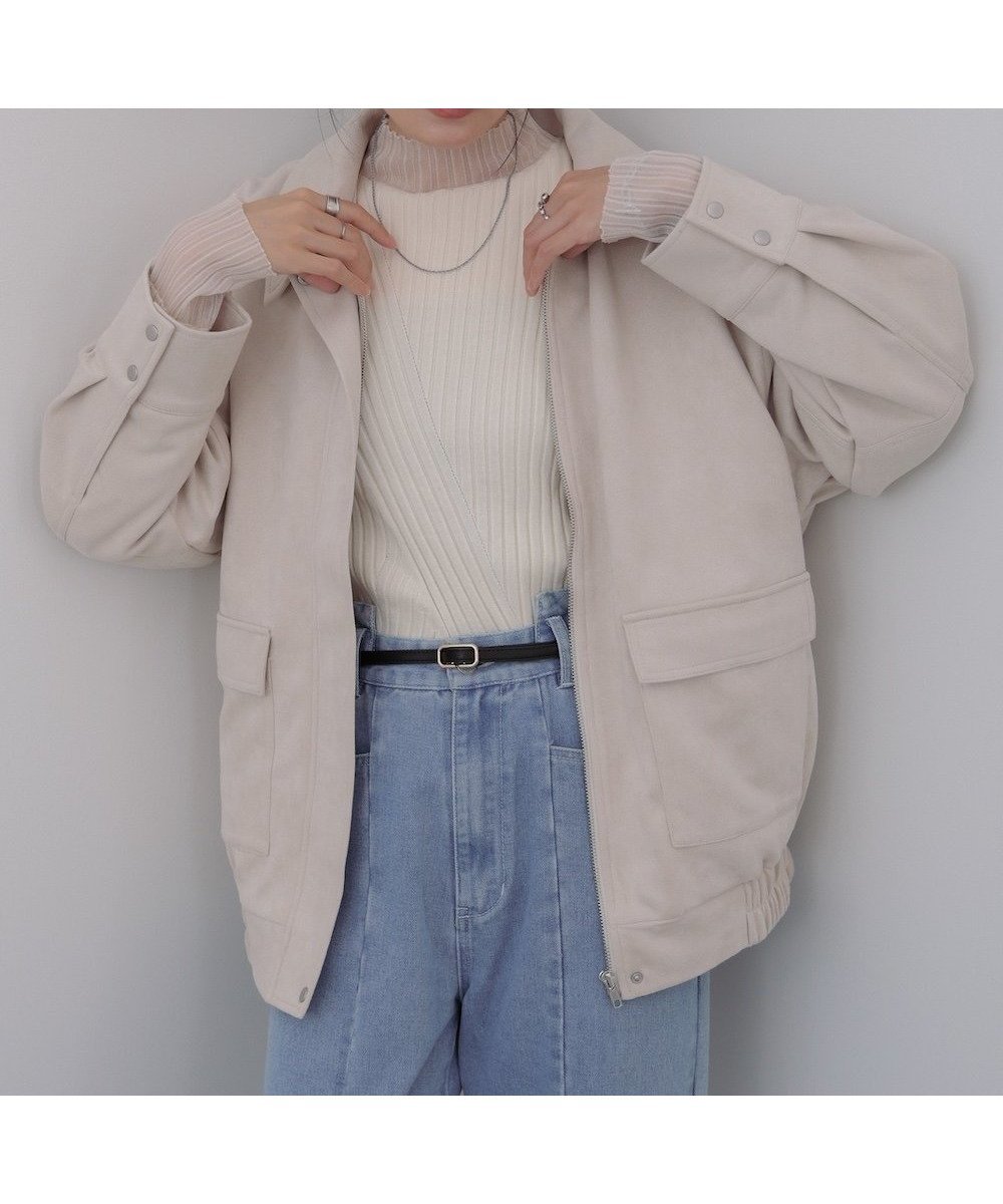 【バブ ブージュルード/Bab Bou Jeloud】の2WAYオーバーブルゾンジャケット 人気、トレンドファッション・服の通販 founy(ファニー) 　ファッション　Fashion　レディースファッション　Fashion for Women　アウター　Coat / Outerwear Collection　レディースジャケット・軽アウター　Jackets　ブルゾンジャケット・スポーティアウター　Blouson Jackets　おすすめ　Recommended / Our Picks　ジップ　Zip, Zipper　ジャケット　Jacket, Outerwear　フェミニン　Feminine, Girly　ブルゾン　Blouson, Bomber Jacket　ポケット　Pocket, Pocket Detail　ミドル　Middle Length, Mid Height　ワイド　Wide, Wide Fit　ビジネス 仕事 通勤　Business / Work / Commuting　定番　Standard, Basic Item　A/W・秋冬　Autumn/Winter　 other-1|ID: prp329100004687281 ipo3291000000033847012